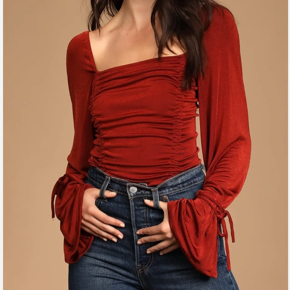Free People Meant To Be Ruched Bodysuit
